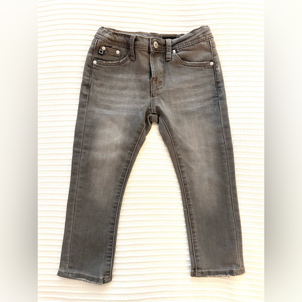 AG Adriano Goldschmied Boys 3T  Stretch Gray Jeans